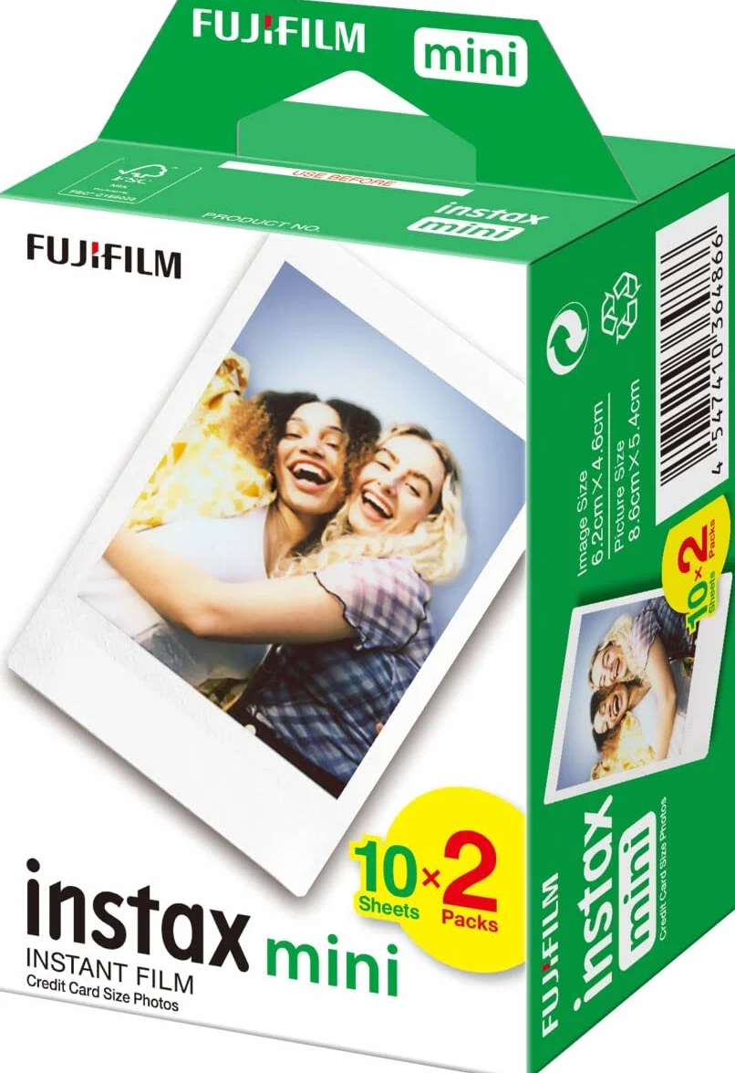 instax Mini Film Bipack- Films instantannés (2 x 10 Feuilles)