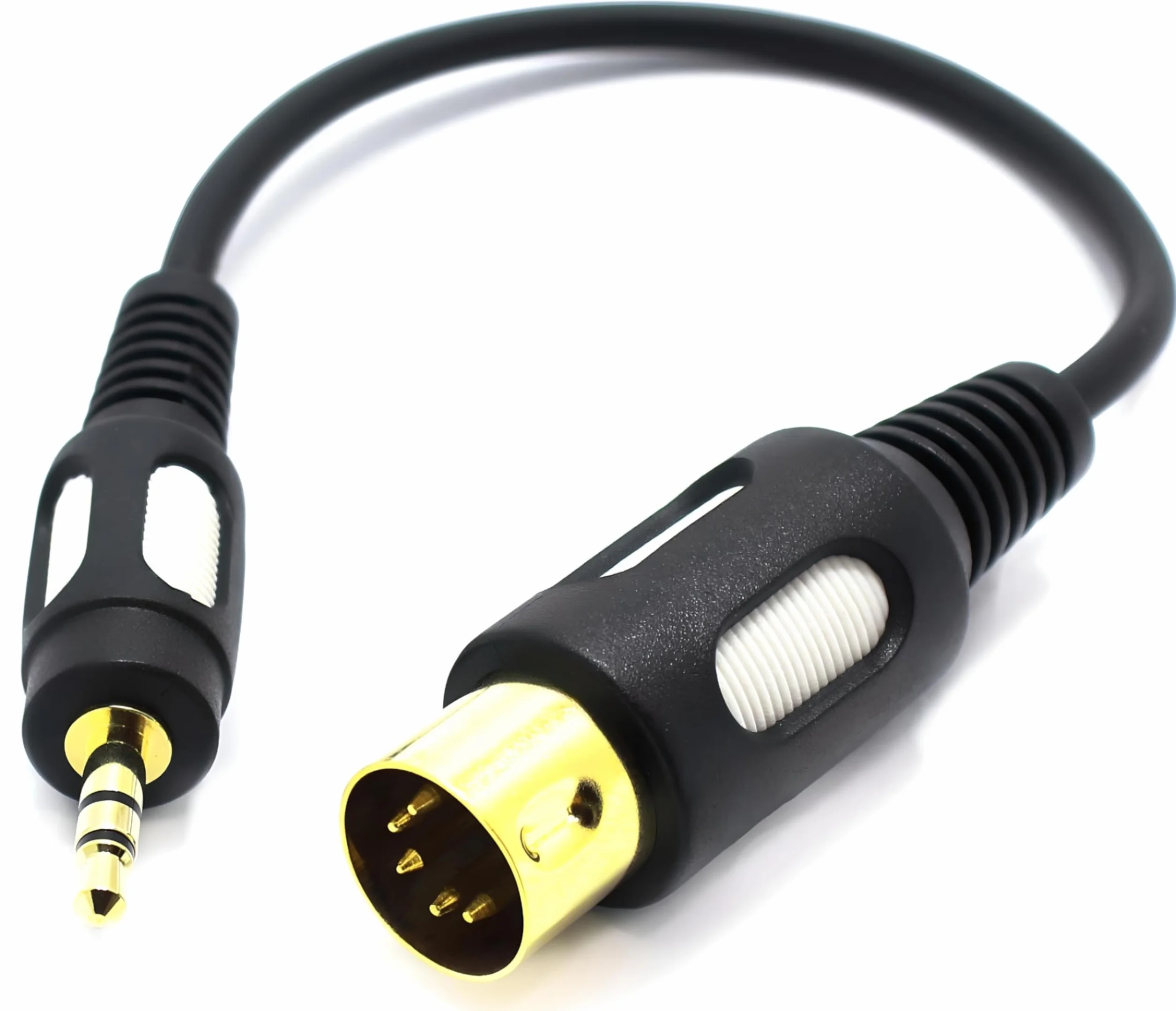 Adaptateur audio DIN jack 5 pôles mâle vers 3,5mm TRS stéréo jack