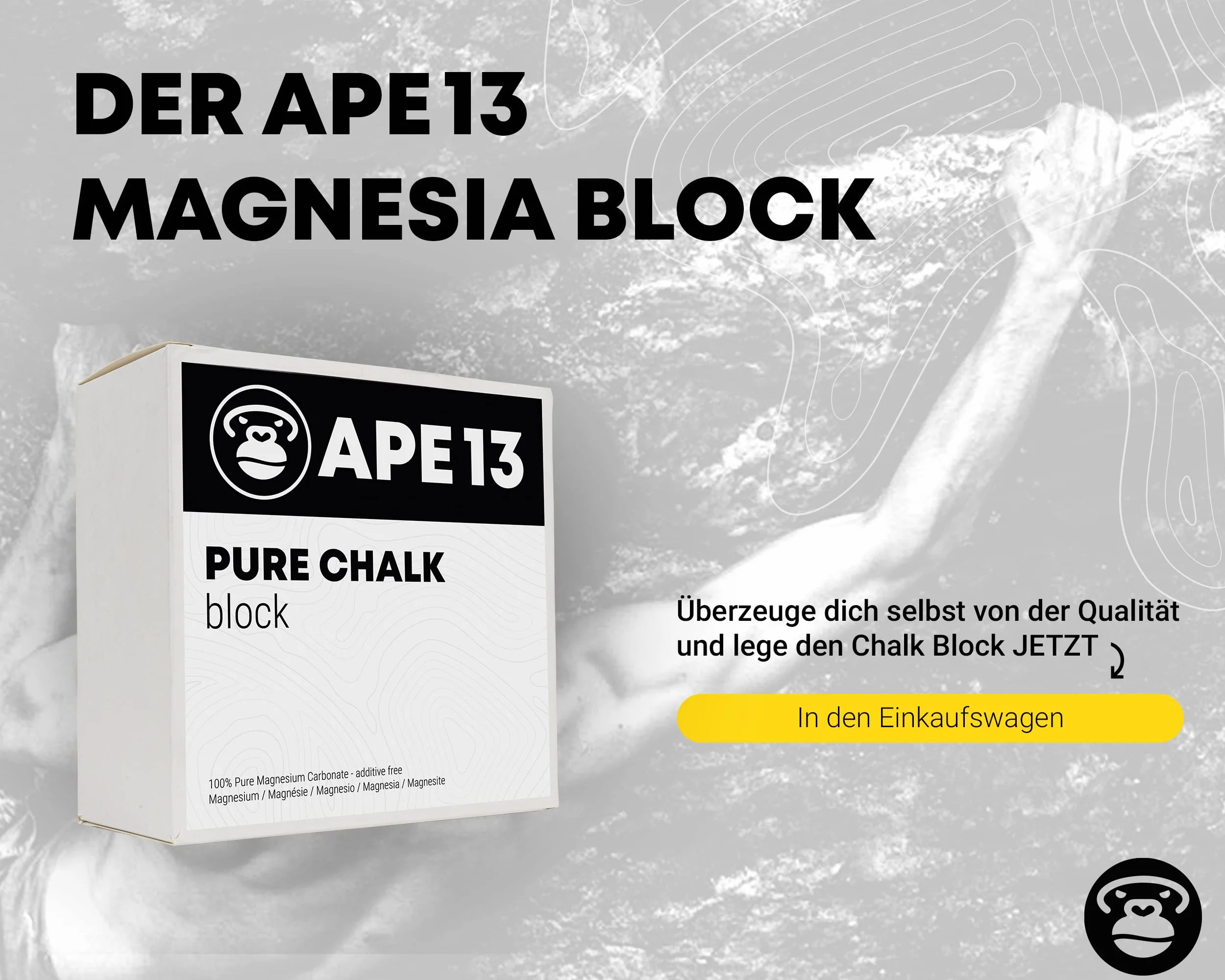 Bloc de magnésie 8 x 56 g pour escalade, boulder, gymnastique, haltérophilie