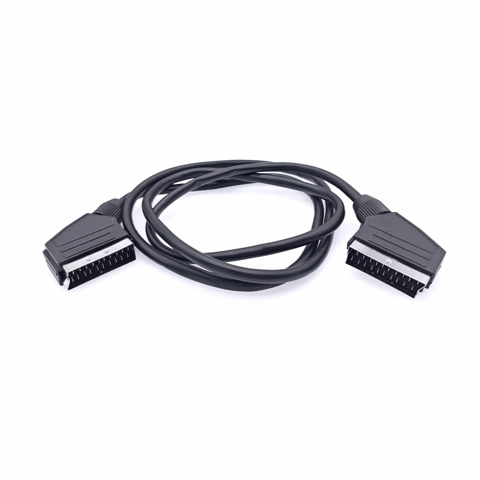 JZK 1.5M Péritel câble, péritel mâle vers mâle 21 broches câble pour audio et vidéo, DVD, HDTV, AV et TV numérique