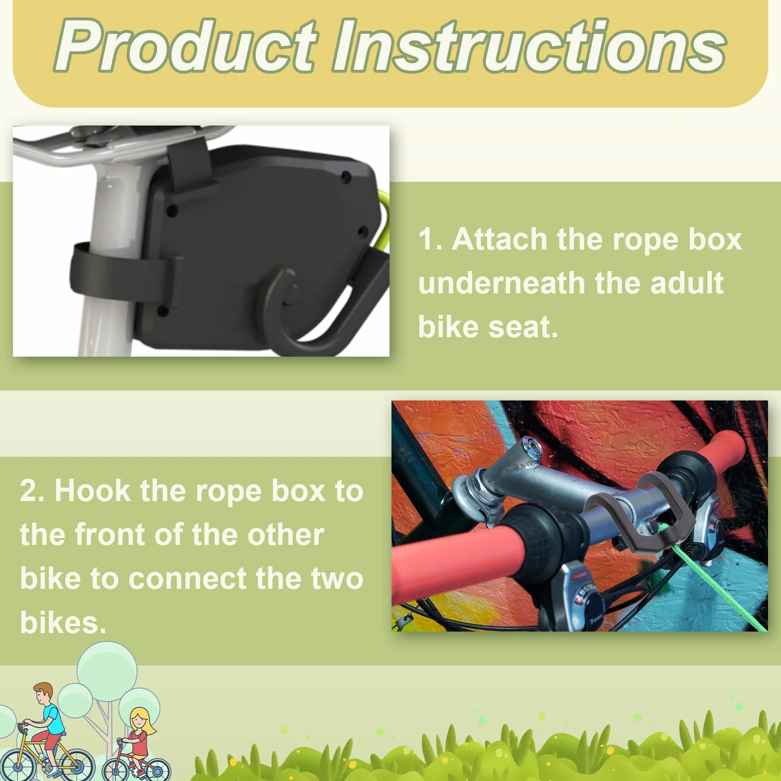 Barre Traction Velo Enfant, Système Remorquage Vélo Rétractable, Corde Traction Bicyclette