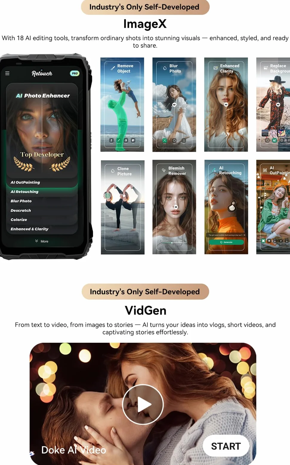 Blackview XPLORE 2 Projecteur Smartphone Incassable 6.73" 3.2K HDR Écran 48GB+1TB IP68 20000mAh