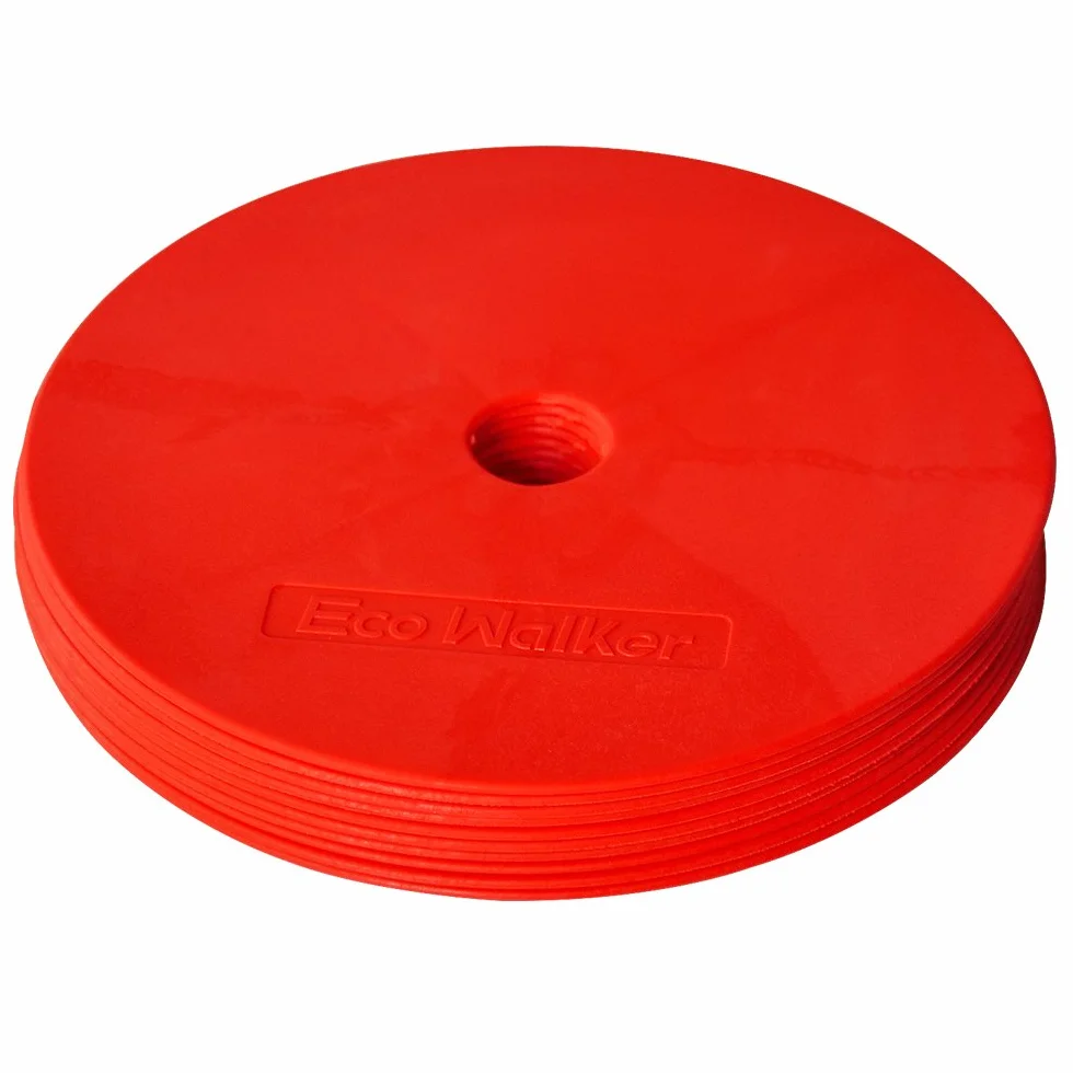 Lot de 10 Marqueurs Plats pour Football, Basket-Ball, Sports de Vitesse
