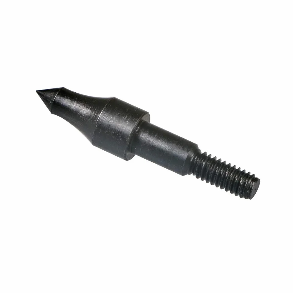 Namvo 12pcs 100grn Black Screw in Practice Broadheads Arrowheads, Tir à l'arc Field Points, Crossbows Compound Bows Flèches Conseils Chasse Noir