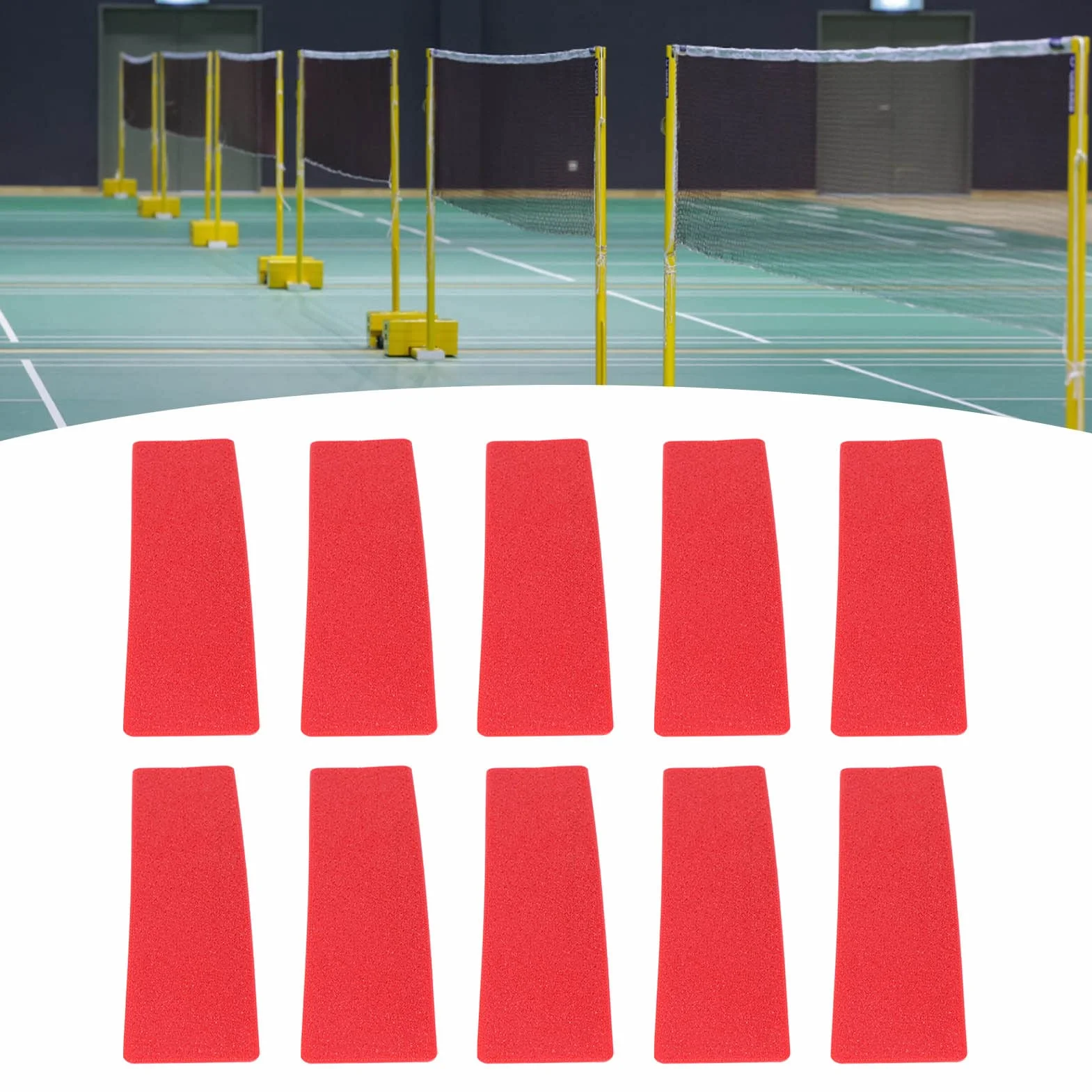 OUKENS Kit de Marqueurs de Ligne de Court, Marqueurs de Point de Tennis, Ligne de Marquage Polyvalente pour Terrain de Basket-Ball