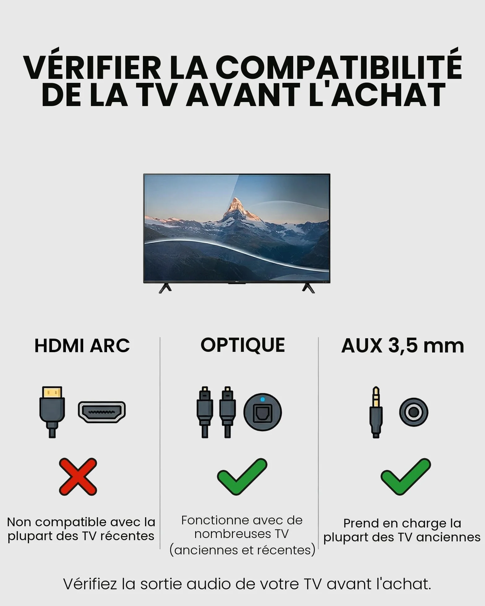 Avantree Ensemble – Casque TV sans Fil Bluetooth pour Regarder la Télévision, Son Clair, Installation Facile, Base de Recharge, 35h Autonomie, Confortable, Compatible avec Optique, AUX et Bluetooth