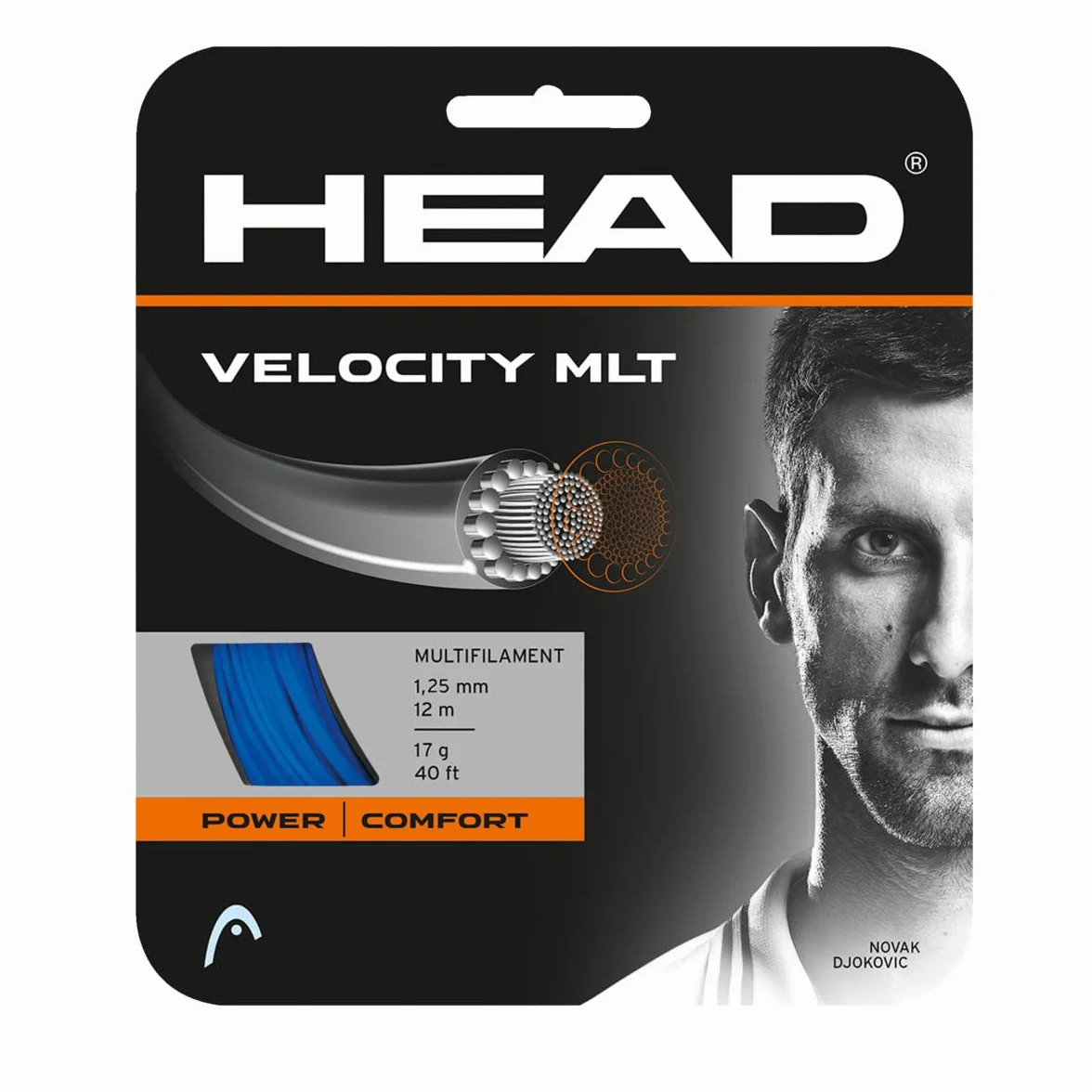 Head Velocity MLT Tennis String Yellow 17 Set