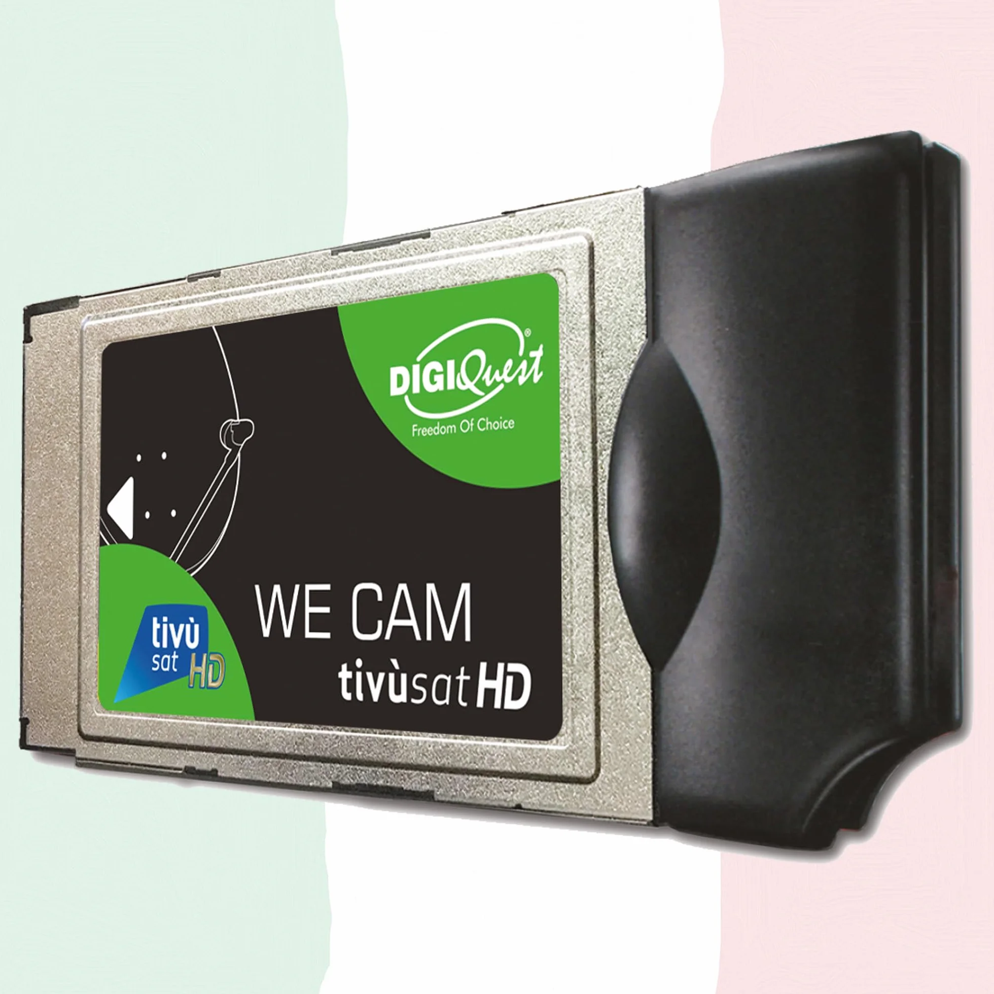 TIVU' SAT We CAM SmartCam HD CI+ Module WiFi et carte TiVuSat HD Gold – Chaînes italiennes HD/4K via satellite