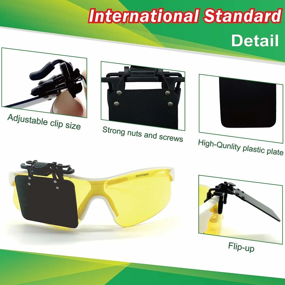 Lot de 2 paires de lunettes de tir standard internationales Patch pour lunettes de vue