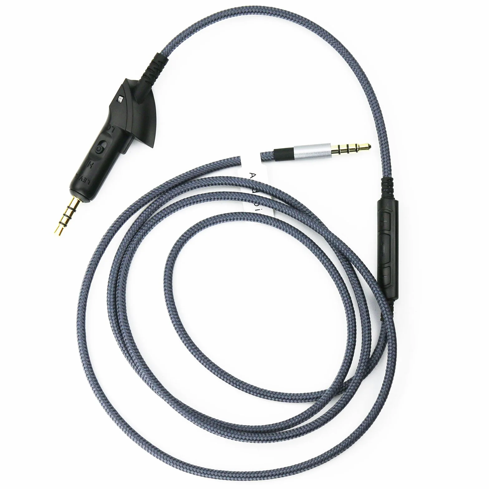 Câble audio de rechange avec micro intégré et contrôle du volume compatible avec casque Bose QC15 QuietComfort 15, compatible avec Samsung Galaxy Huawei Android