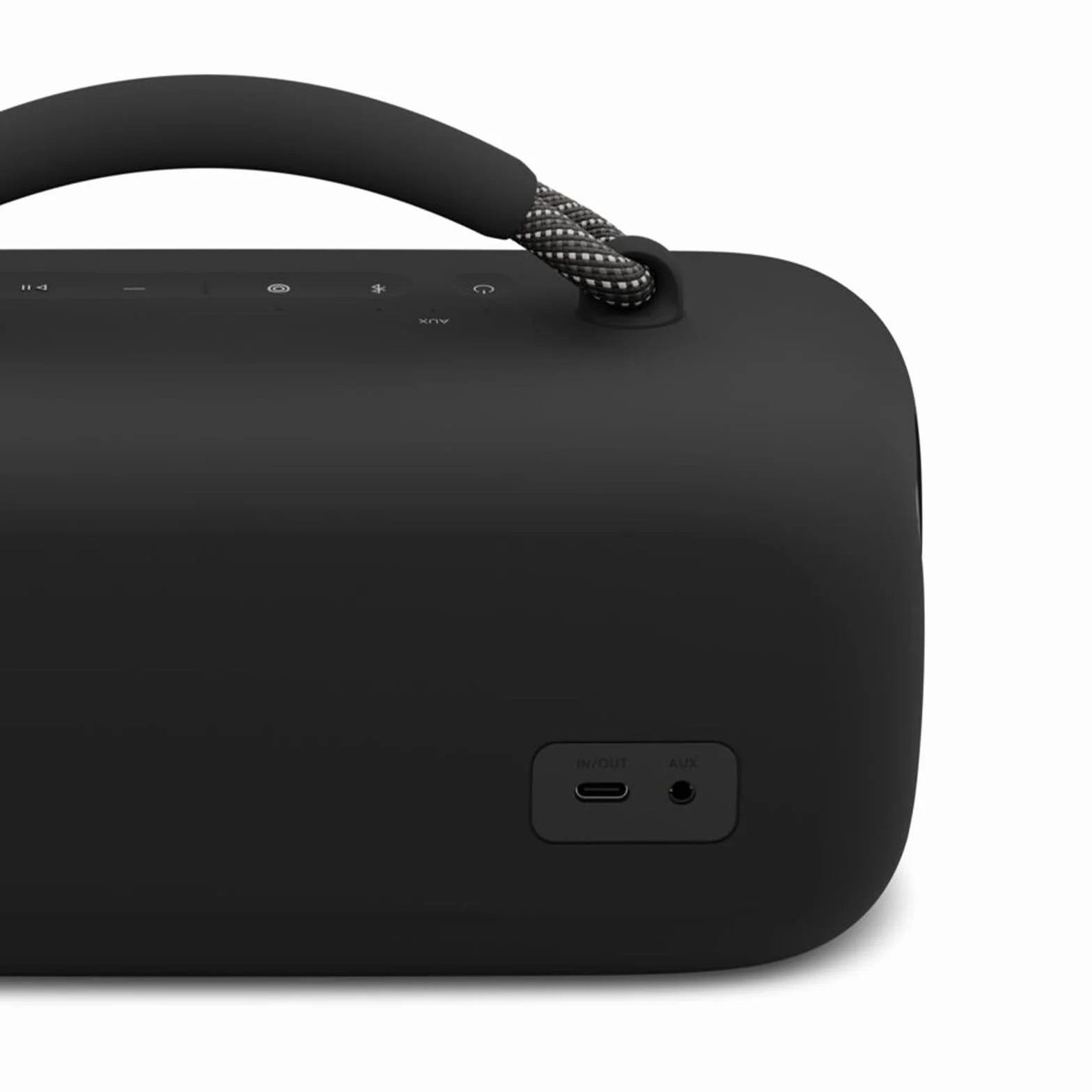 Bose Soundlink Max, Grosse Enceinte Bluetooth étanche, Enceinte puissante Rechargeable avec Jusqu’à 20 Heures d’autonomie, USB-C, Enceinte avec entrée auxiliaire 3,5 mm intégrée, Noir