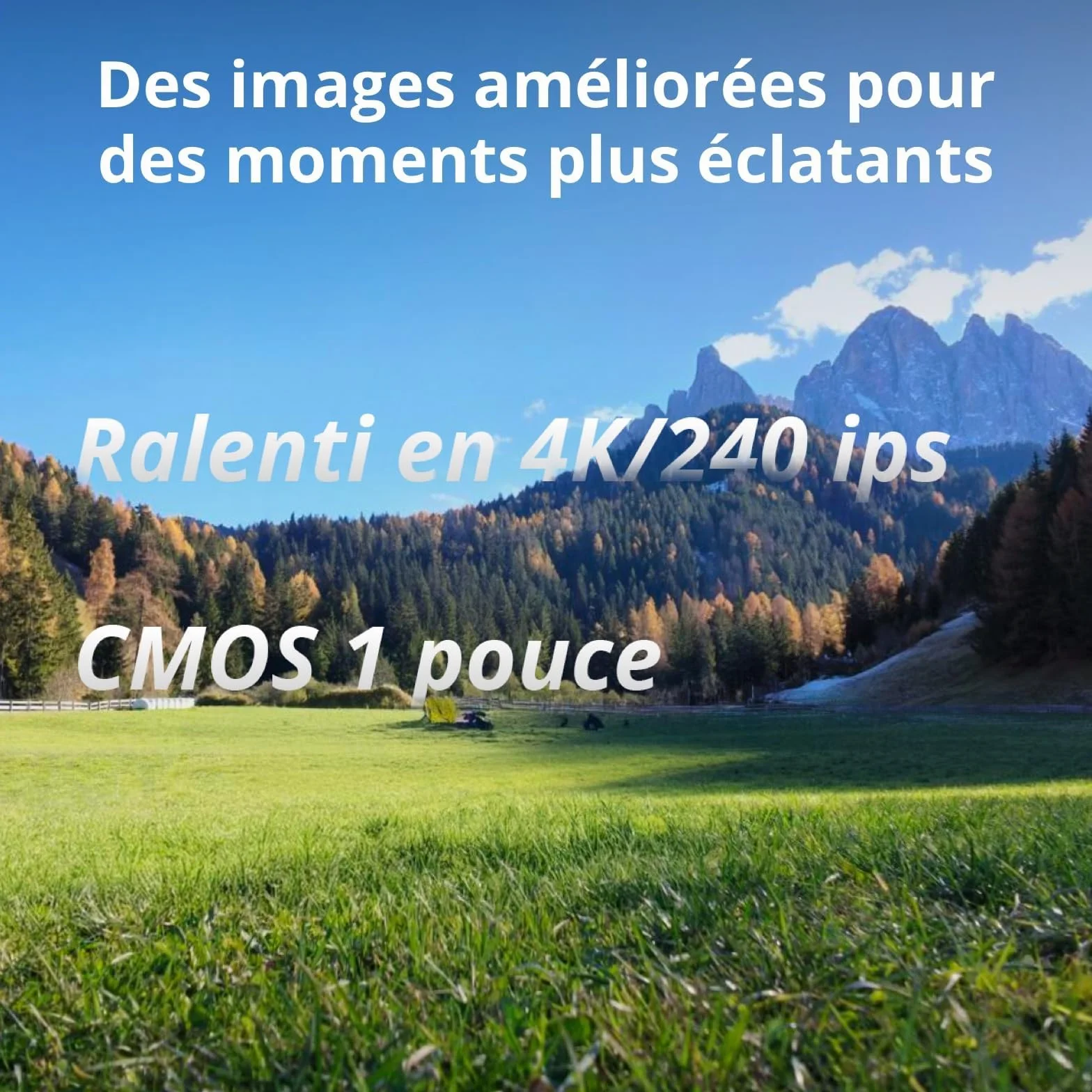 DJI Osmo Pocket 4 Essential Combo, caméra de vlogging avec stabilisateur de Poche, capteur CMOS 1 Pouce, 4K/240 IPS, stabilisation 3 Axes, mémoire 107 Go