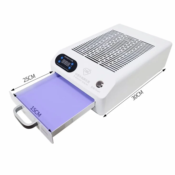 TBK 605 100W Mini boîte de Lampe de séchage UV 48 LED boîte de séchage UV d'écran de Surface incurvée