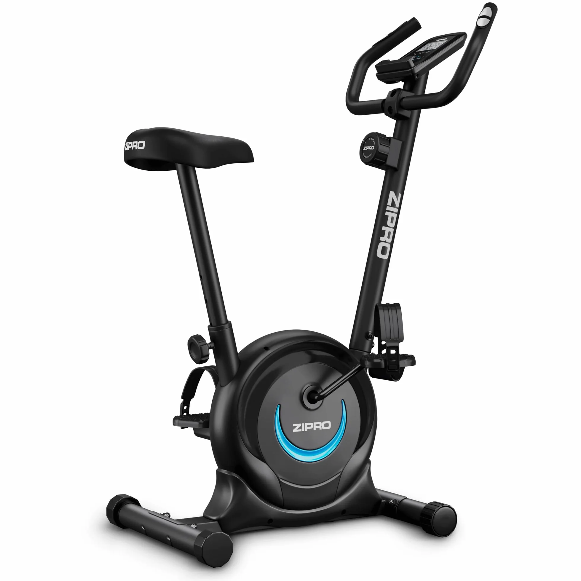 ZIPRO Vélo d'Appartement Adulte Résistance Magnétique 8 Niveaux Écran LCD