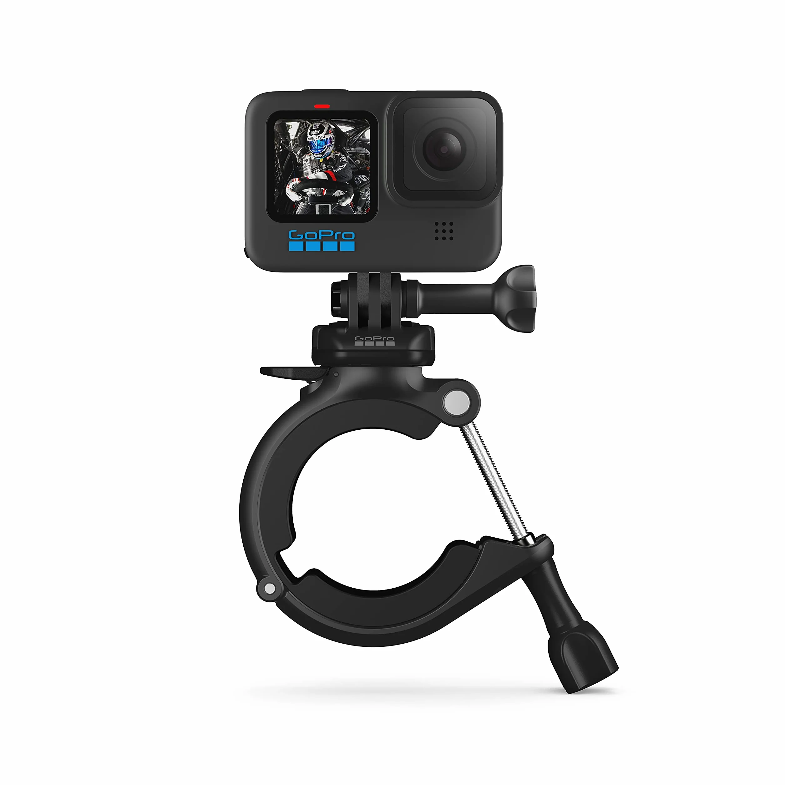 GoPro Support pour grands poteaux Rollbars avec tubes Large Tube Mount (Roll Bars + Pipes + More) noir | convient aux cannes de 3,5 à 6,35 cm
