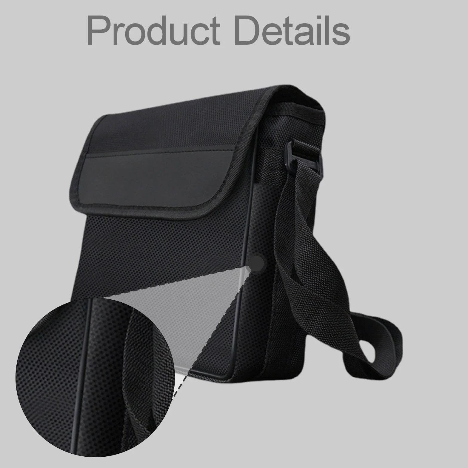 Étui pour Jumelles Noir, Housse de Protection Imperméable en Tissu Oxford Épais pour Randonnée