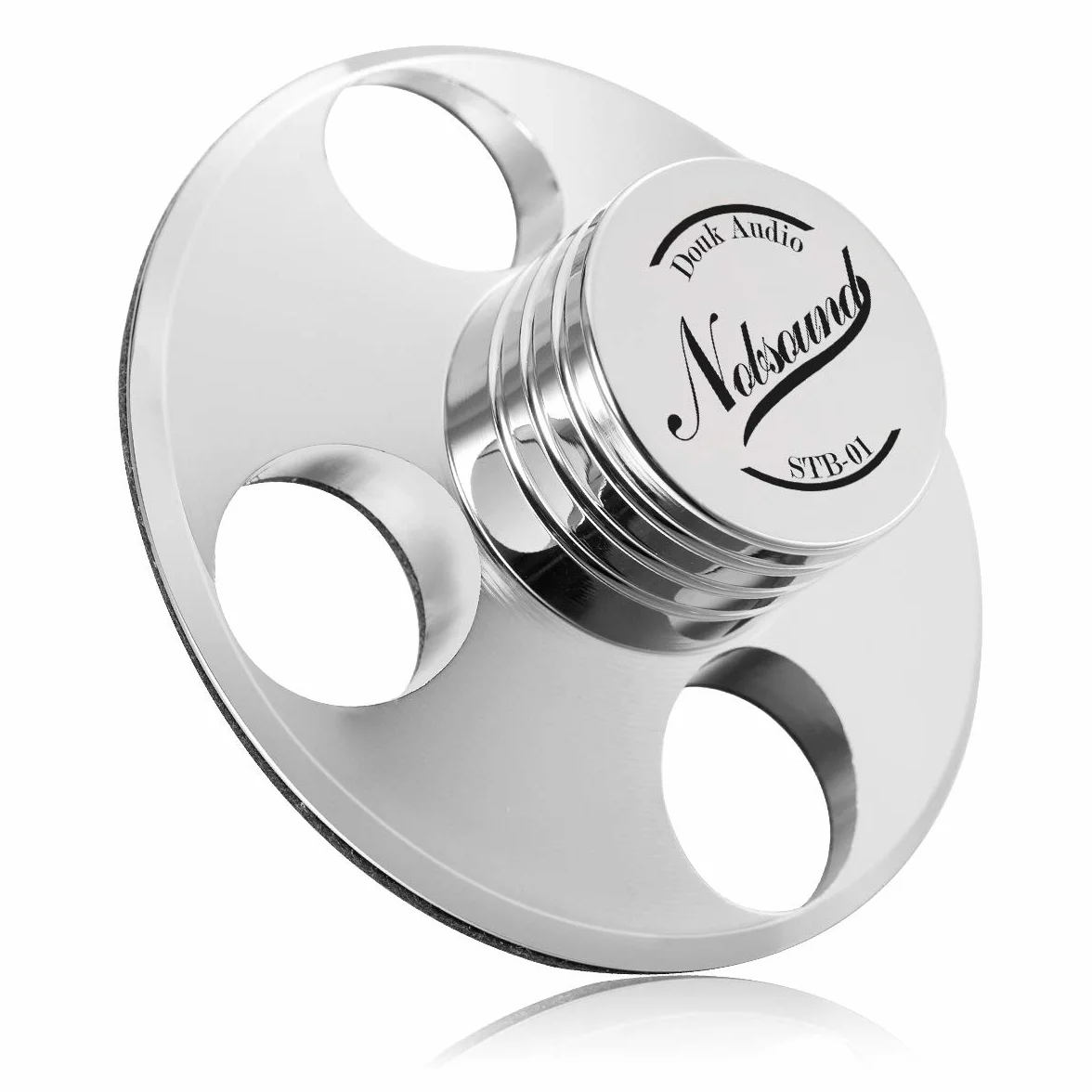 Nobsound Palet presseur en métal pour Platine Vinyle Argenté
