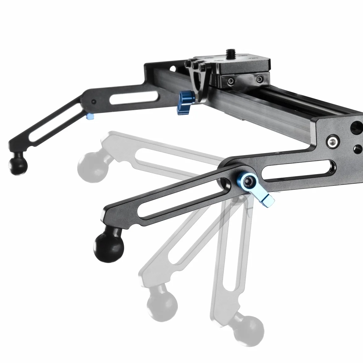 Walimex Pro Pour des prises vidéo fluides, sans vibrations et sans balancements avec des appareils DSLR, reflex et des caméscopes, réglable à l'horizontale, à la verticale et en diagonale, capacité de charge max. : env. 8 kg, avec sac de transport