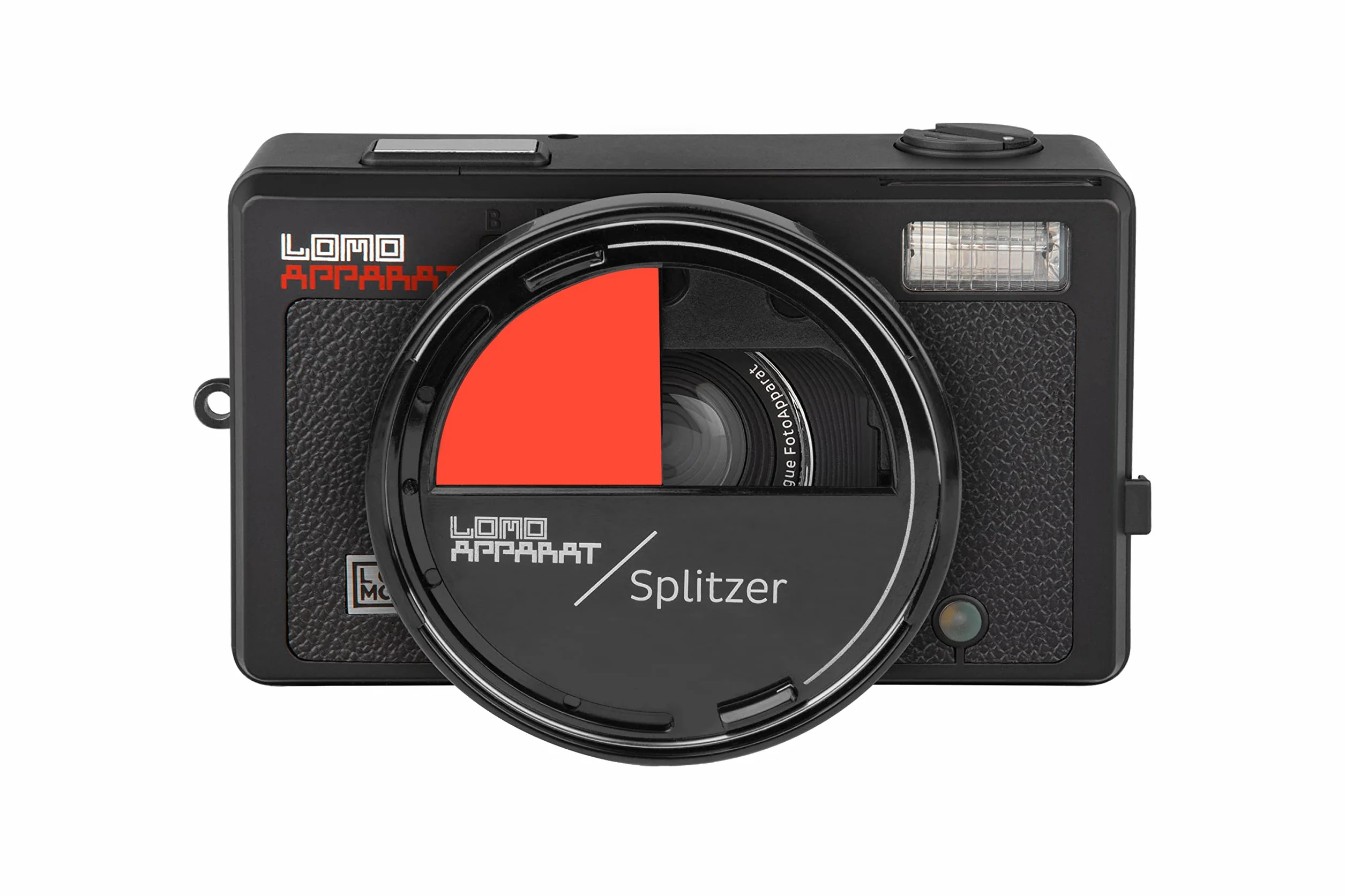 Lomography LomoApparat Appareil photo grand angle 35 mm, flash et filtres couleur intégrés, objectif kaléidoscope, objectif gros plan, splitzer, exposition multiple, longue exposition