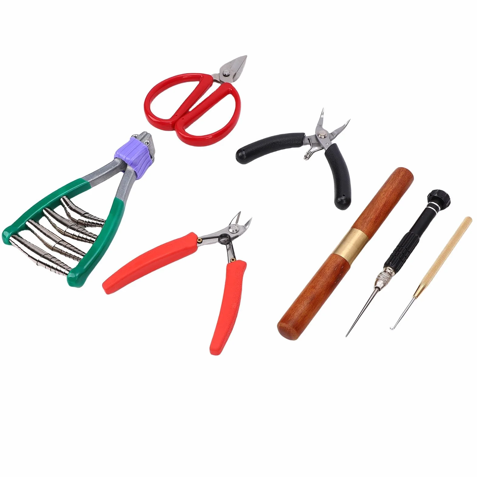 Kit de Cordage de Raquette de Badminton, Ensemble d'Outils en Métal de Haute Dureté