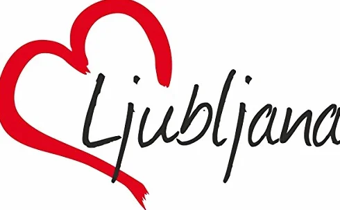 Autocollant de voiture LJUBLJANA Lubiana Slovénie Sticker 9x14cm découpé