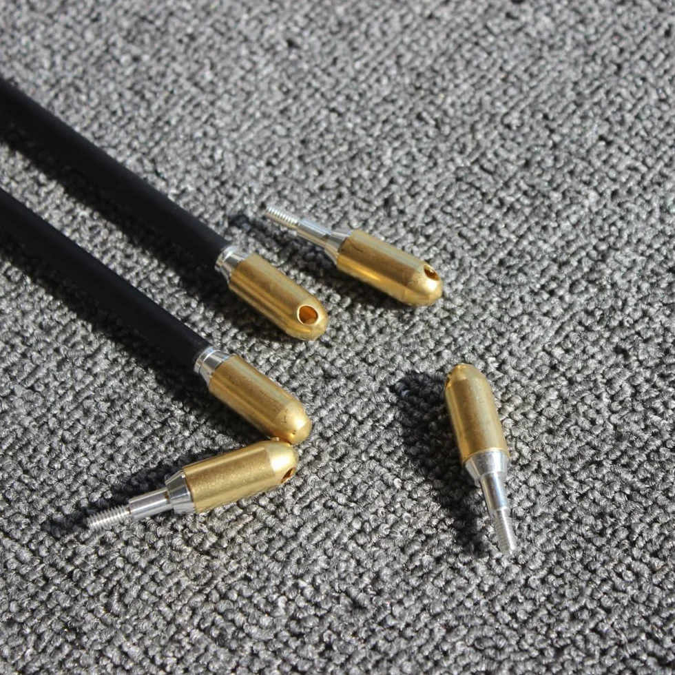 Sarini Têtes de tir à l'arc pointe de flèche sifflante en cuivre 6 pièces diamètre intérieur 6,2 mm