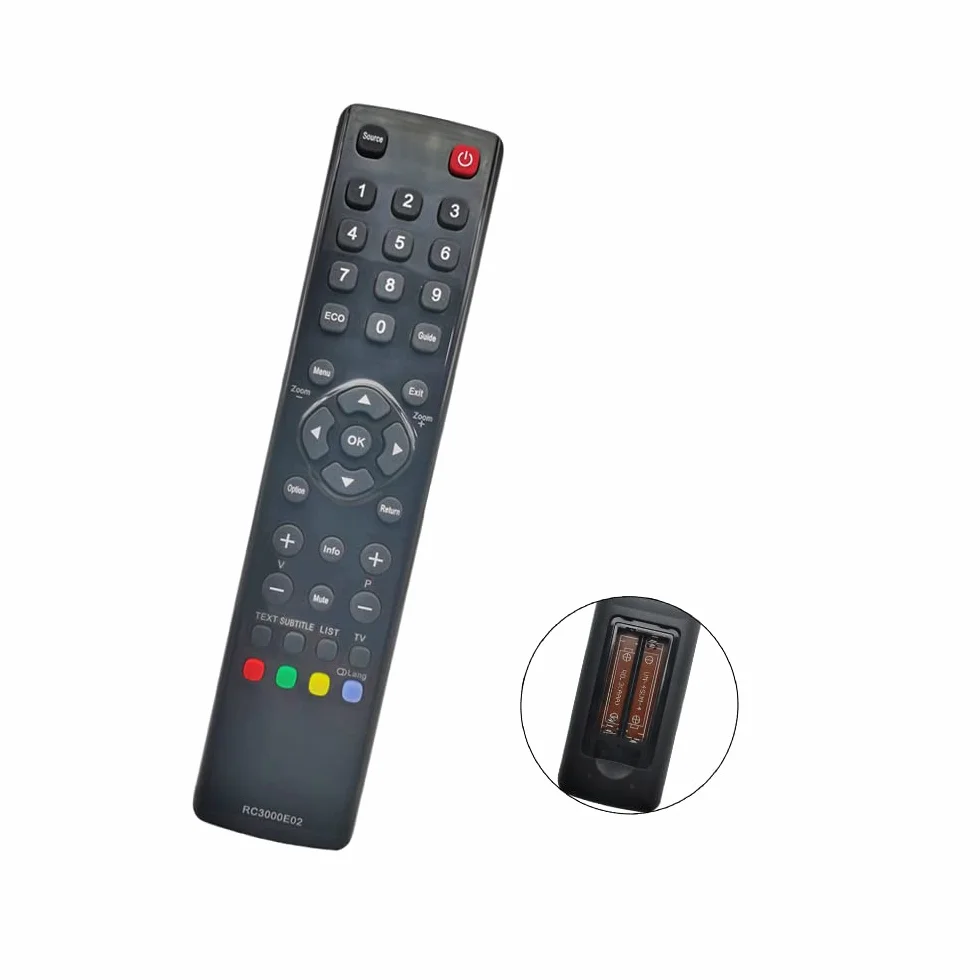 Remplacement telecommande Thomson RC3000E02 pour telecommande Thomson TV 32FU5253 39FU3253C 40FT2253 55FT5643 48FU4243