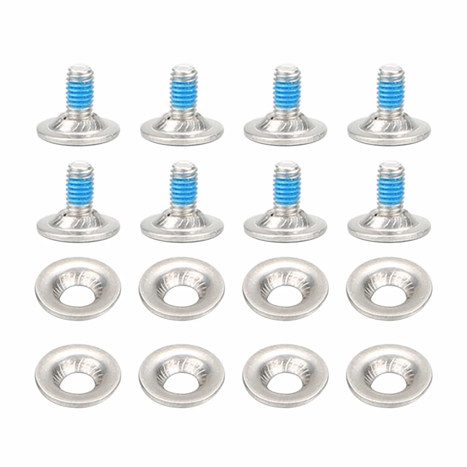 Kit de vis de fixation pour snowboard en acier inoxydable, 8 sets
