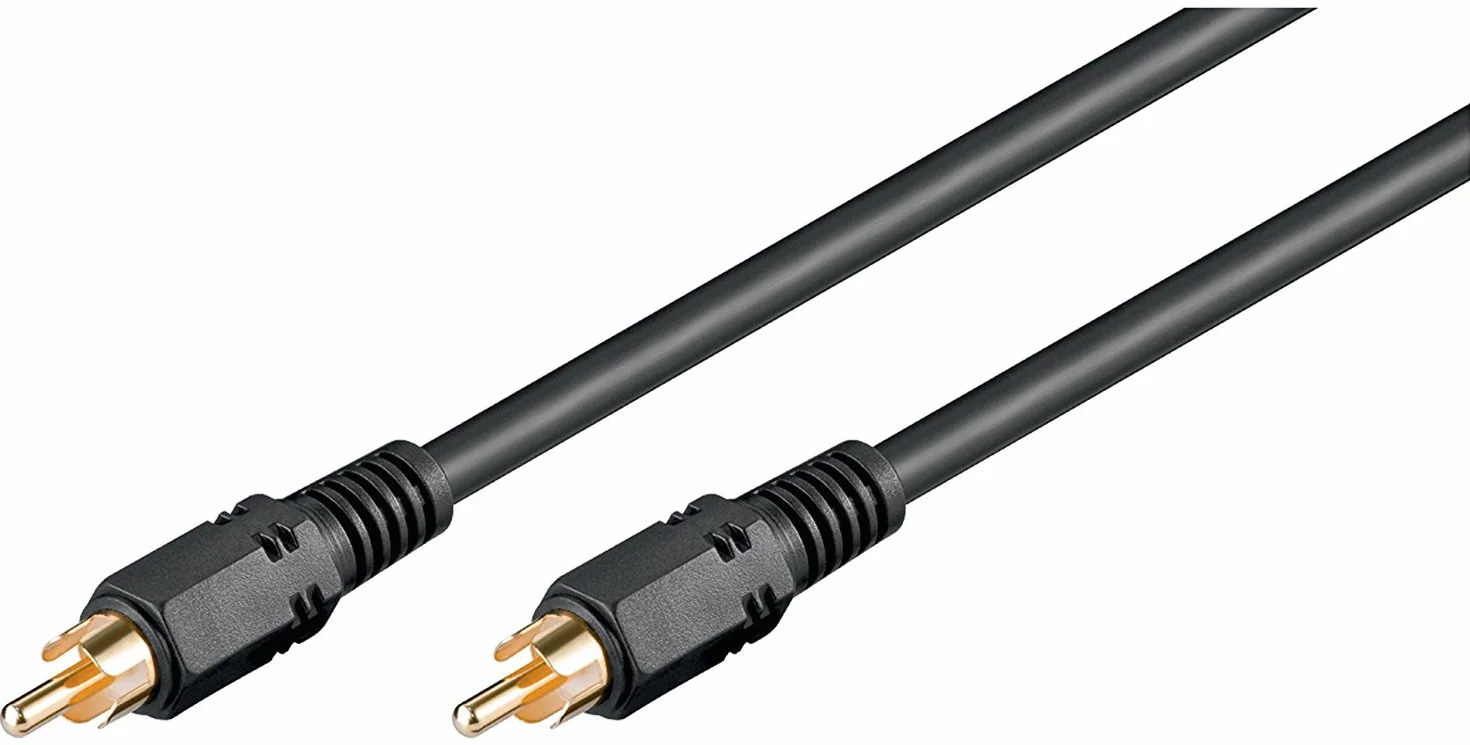Câble de Connexion Audio Numérique Coaxial, Cinch S/PDIF, Blindage Double, 15m Longueur de Câble