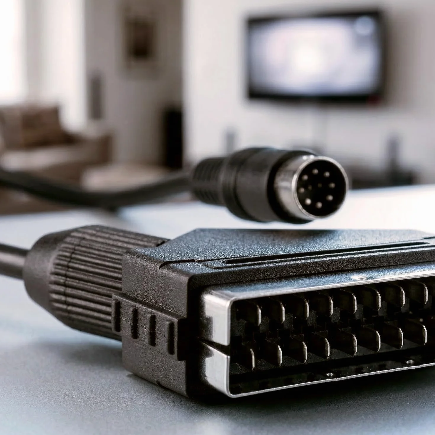 Câble Péritel RVB TV plomb pour Sega Saturn Console