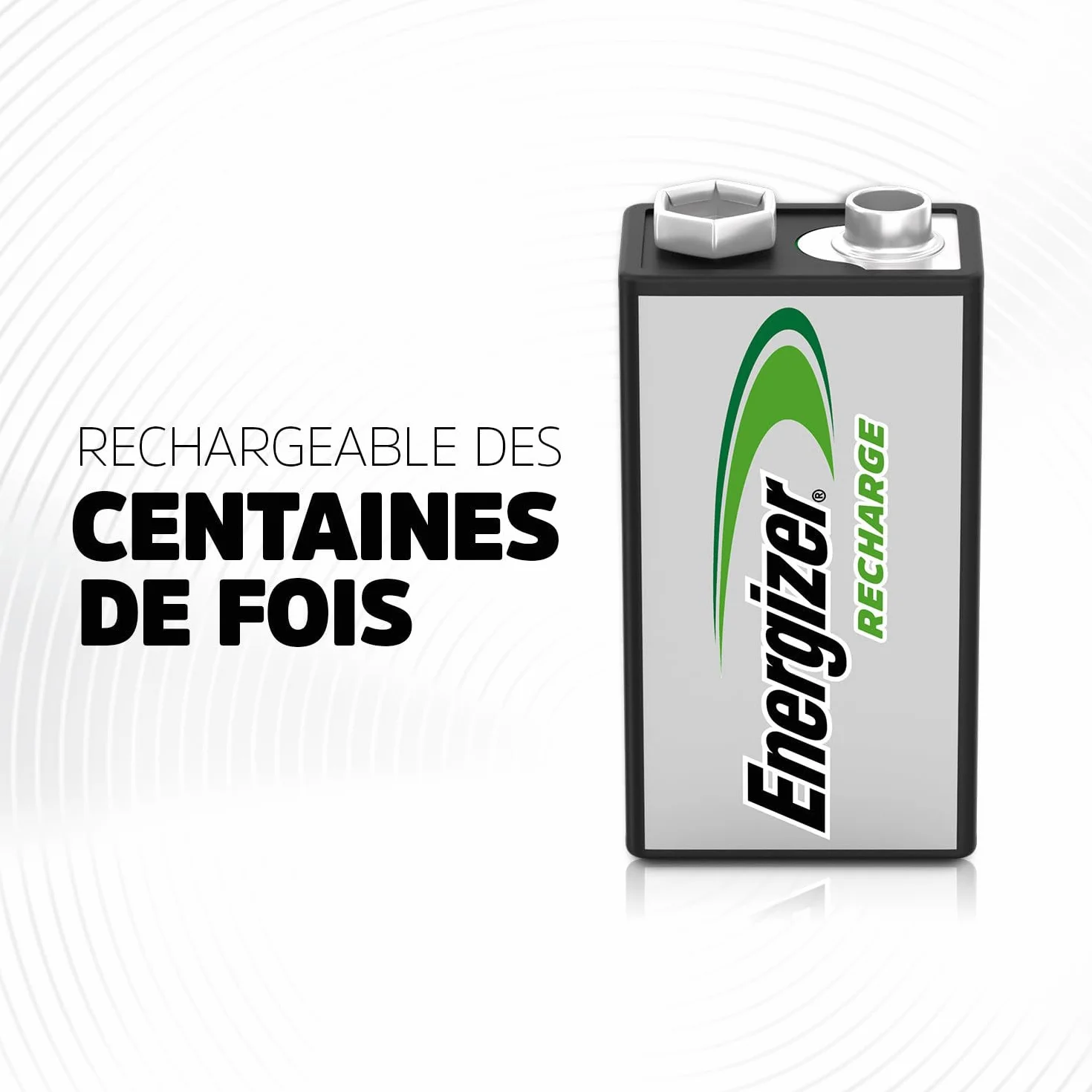 Energizer Recharge Power Plus Pile 9V Rechargeable 175 mAh NiMH
