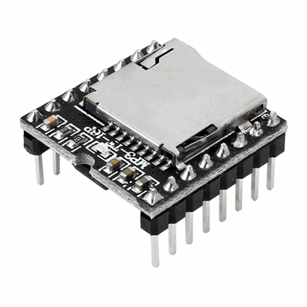 TF Carte U Disque DF Lecteur Module V3.0 16P Audio Module Vocal Carte Mini Lecteur MP3 Module Audio pour