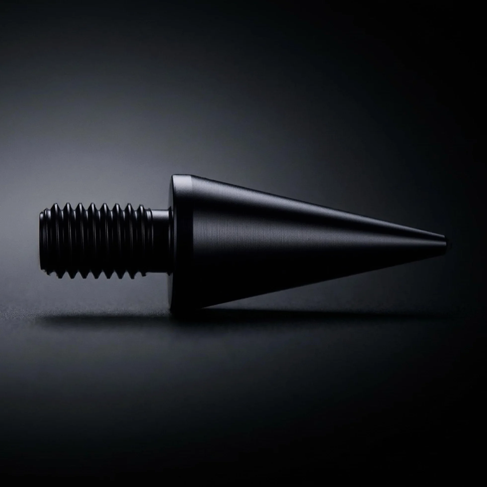 PrecisionGeek Speaker Spikes M6 – Aluminium Noir Ø10 × 20 mm – Anti-Vibration – 4 pièces