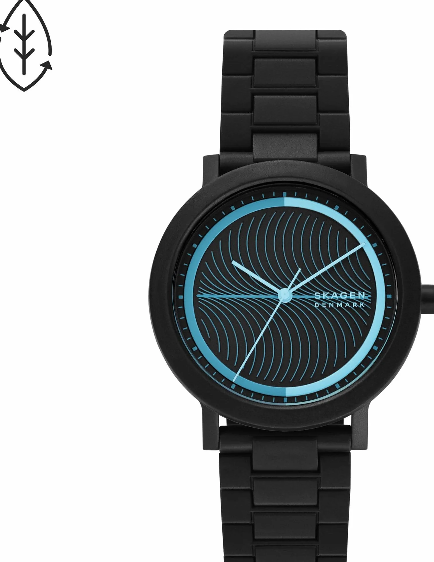 SKAGEN DENMARK AAREN Ocean Mod. Caviar Tide Ocean Material