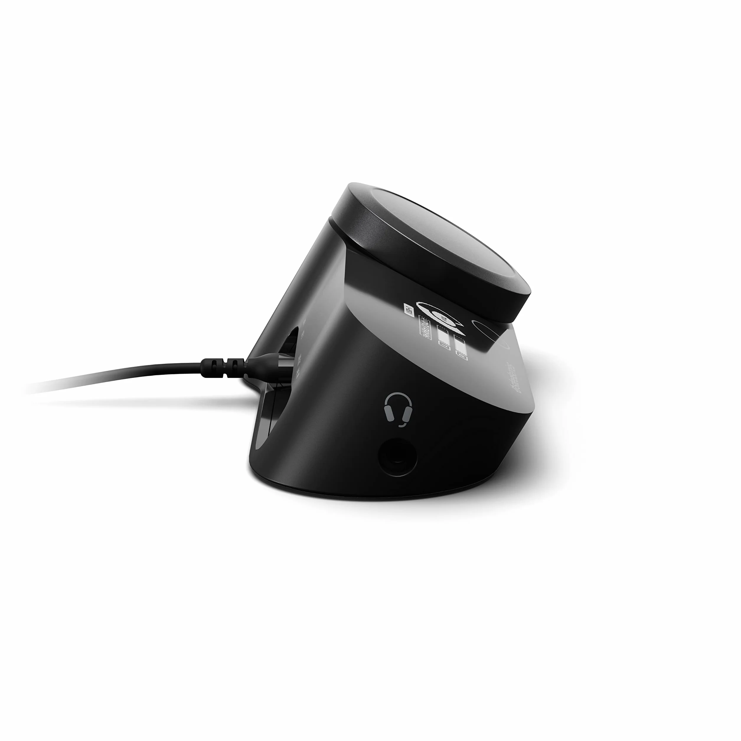 SteelSeries GameDAC Gen 2 Amplificateur Audio Hi-Res - ESS Sabre Quad-DAC - Élimination du Bruit par l’IA - Son Spatial 360° - Certifié Hi-Res - PC, PS5, PS4