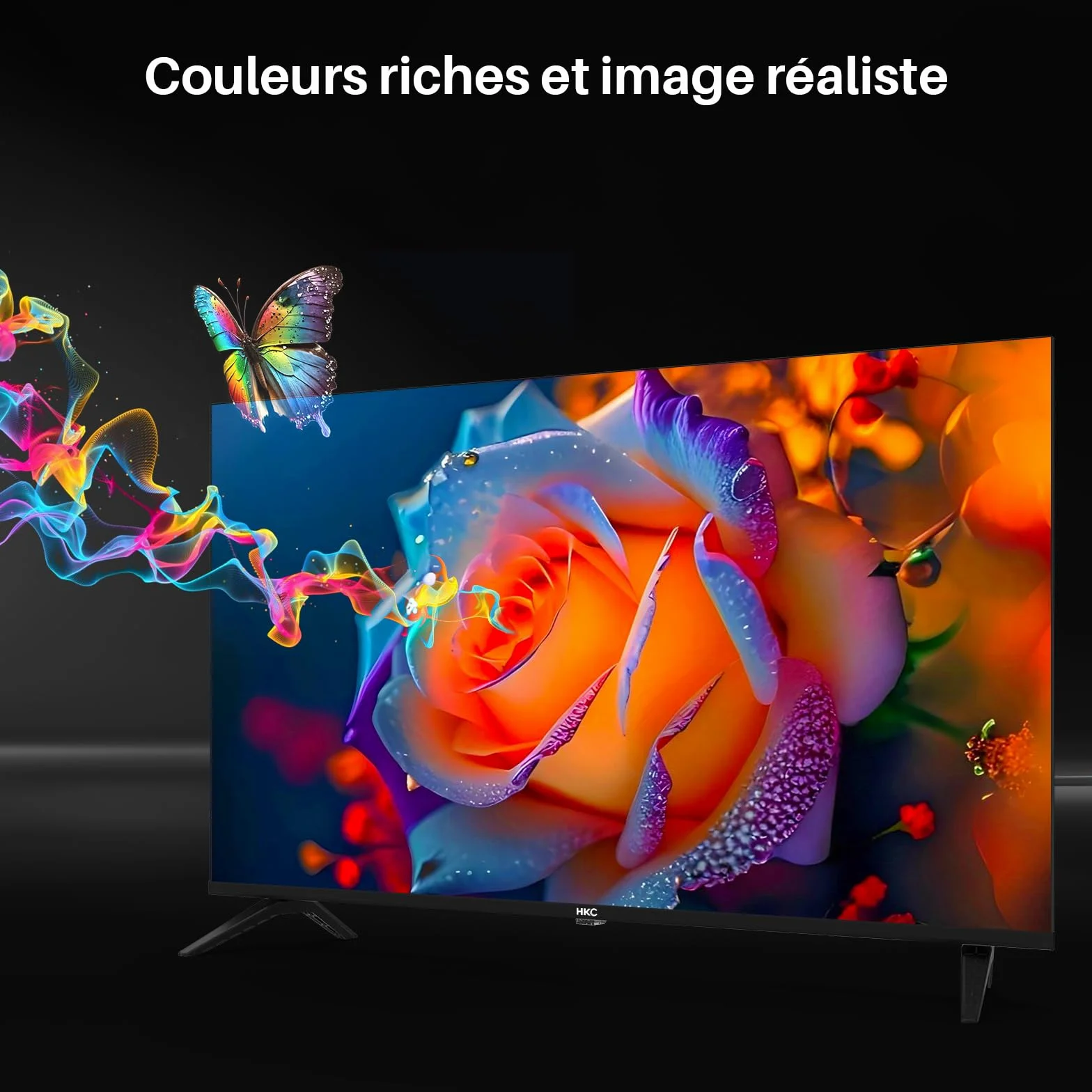 HKC H40Q1F-NS Téléviseur 40 Pouces Full HD LED TV Triple Tuner Dolby Audio HDMI