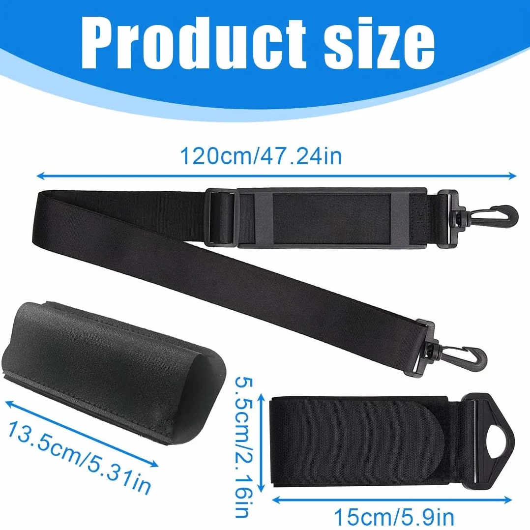 Sangle de Ski Réglable IKOPFLN - Bandoulière Porte-Ski avec Sac pour Bâtons de Ski, Accessoire de Transport pour Snowboard et Équipement de Ski