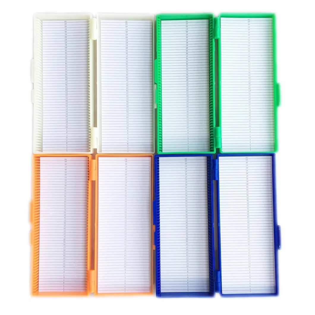 MUHWA Boîte de Rangement pour Lames de Microscope de Laboratoire