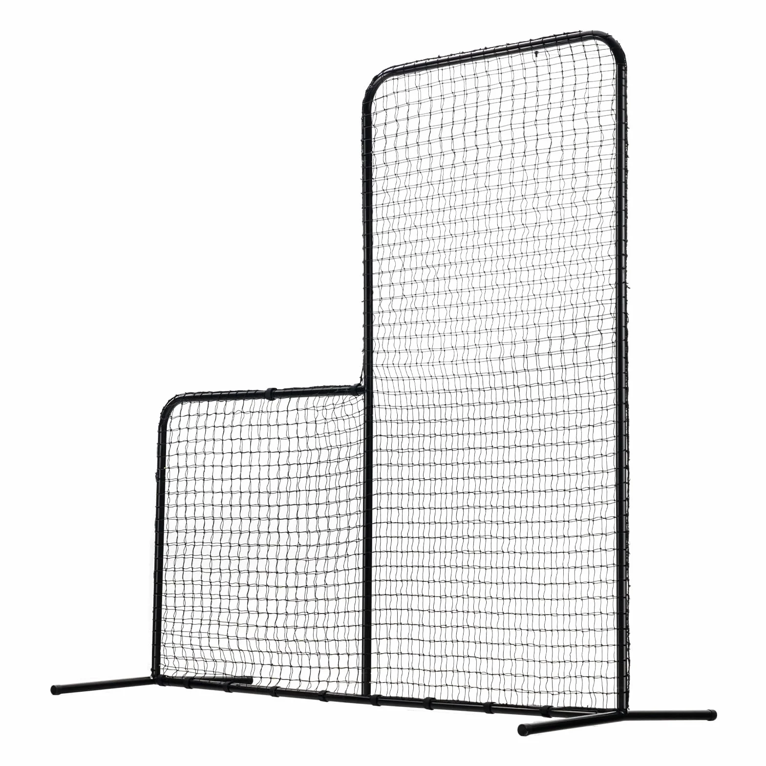 VEVOR Écran Protecteur de Baseball en Forme de L, Filet de Protection Softball 213x213 cm, Portable avec Sac de Transport