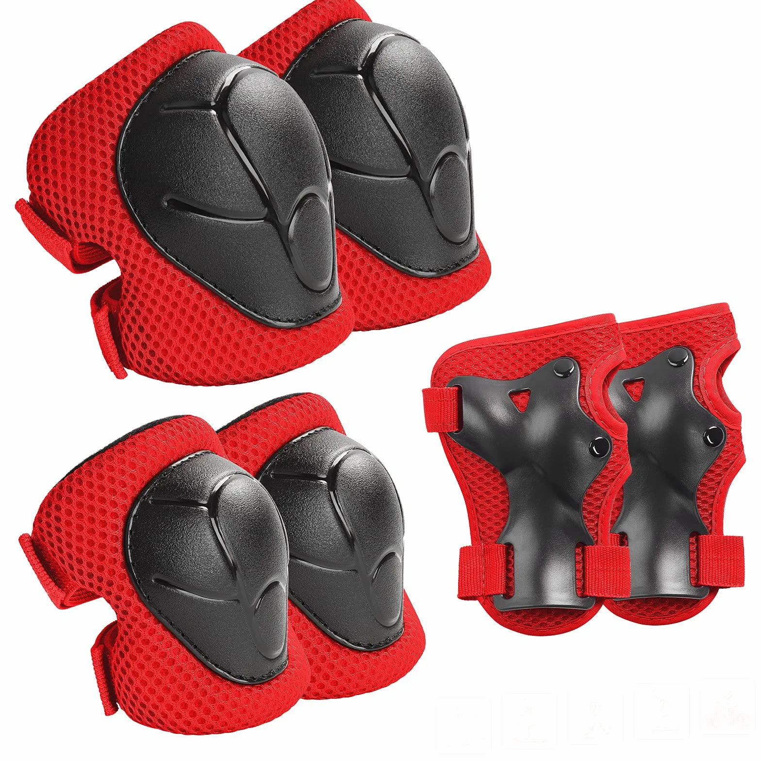 Protections pour Enfants Patins en Ligne Genouillères 3-8 Ans