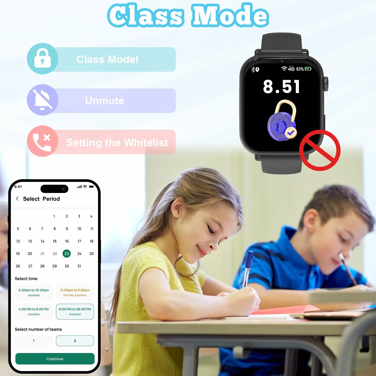 Montre Connectée Enfant 4G GPS - Smartwatch Téléphone Pour Fille Garçon avec SOS, Chat, Appel Vidéo, WiFi, Mode Classe, Réveil, Caméra, Jeux, Montre Intelligente Pour Enfants Cadeau 4 à 12 Ans, Noir