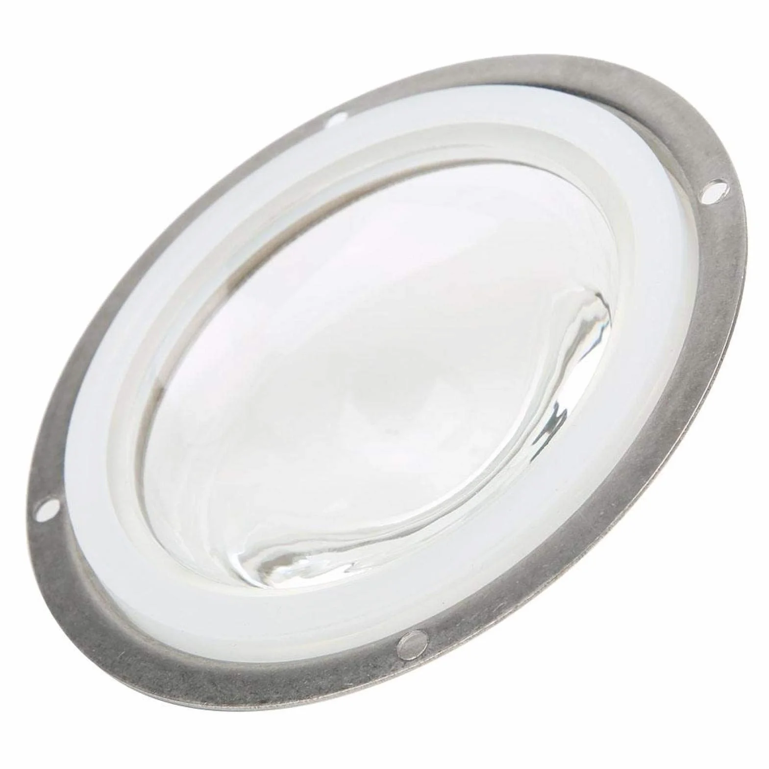 Condensateur LED Plano Convexe Lentille en Verre 100mm avec Support Fixe pour LED de 20W à 200W