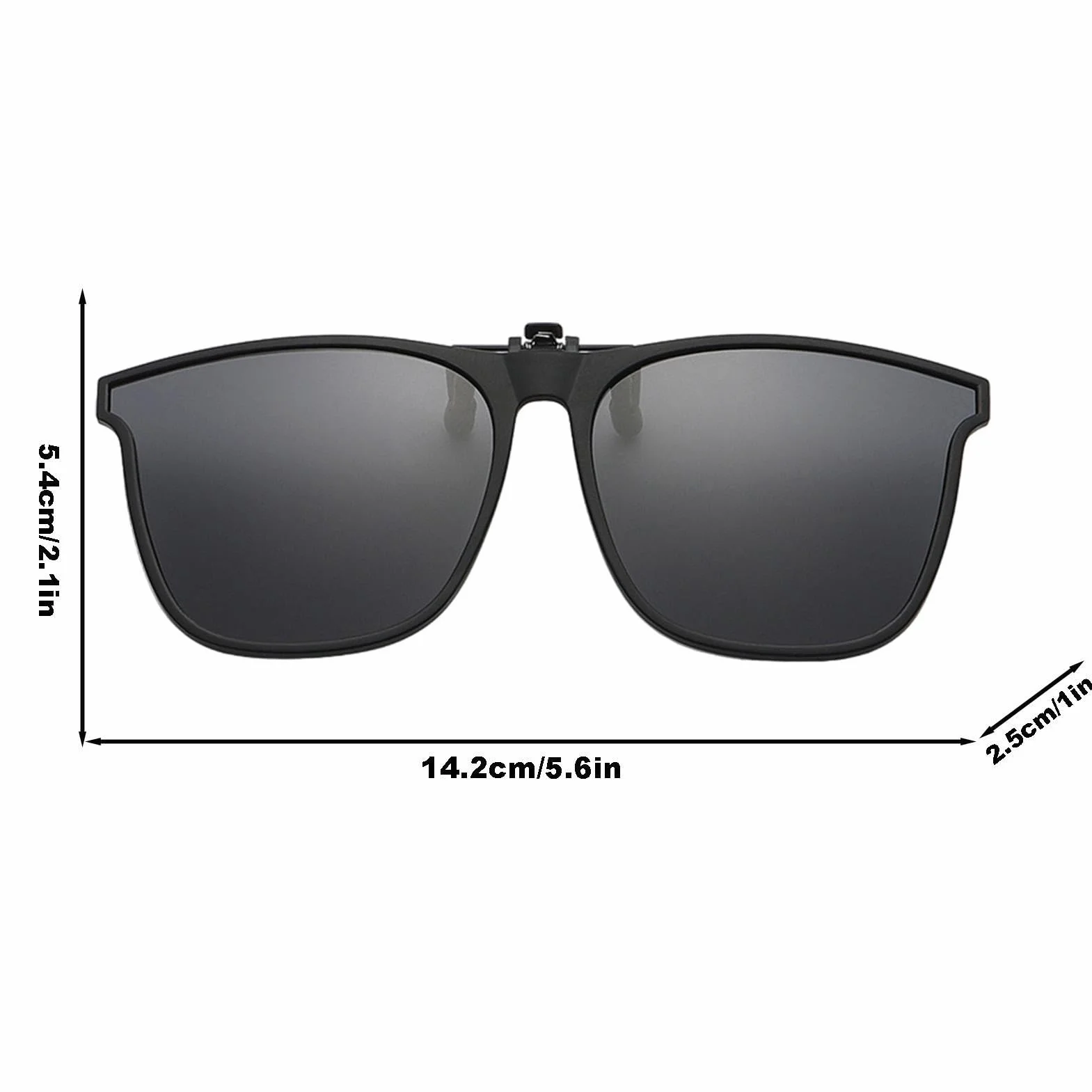 Lunettes Polarisées Rabattables À Clipser Protection UV Pour Pêche Conduite Voyages