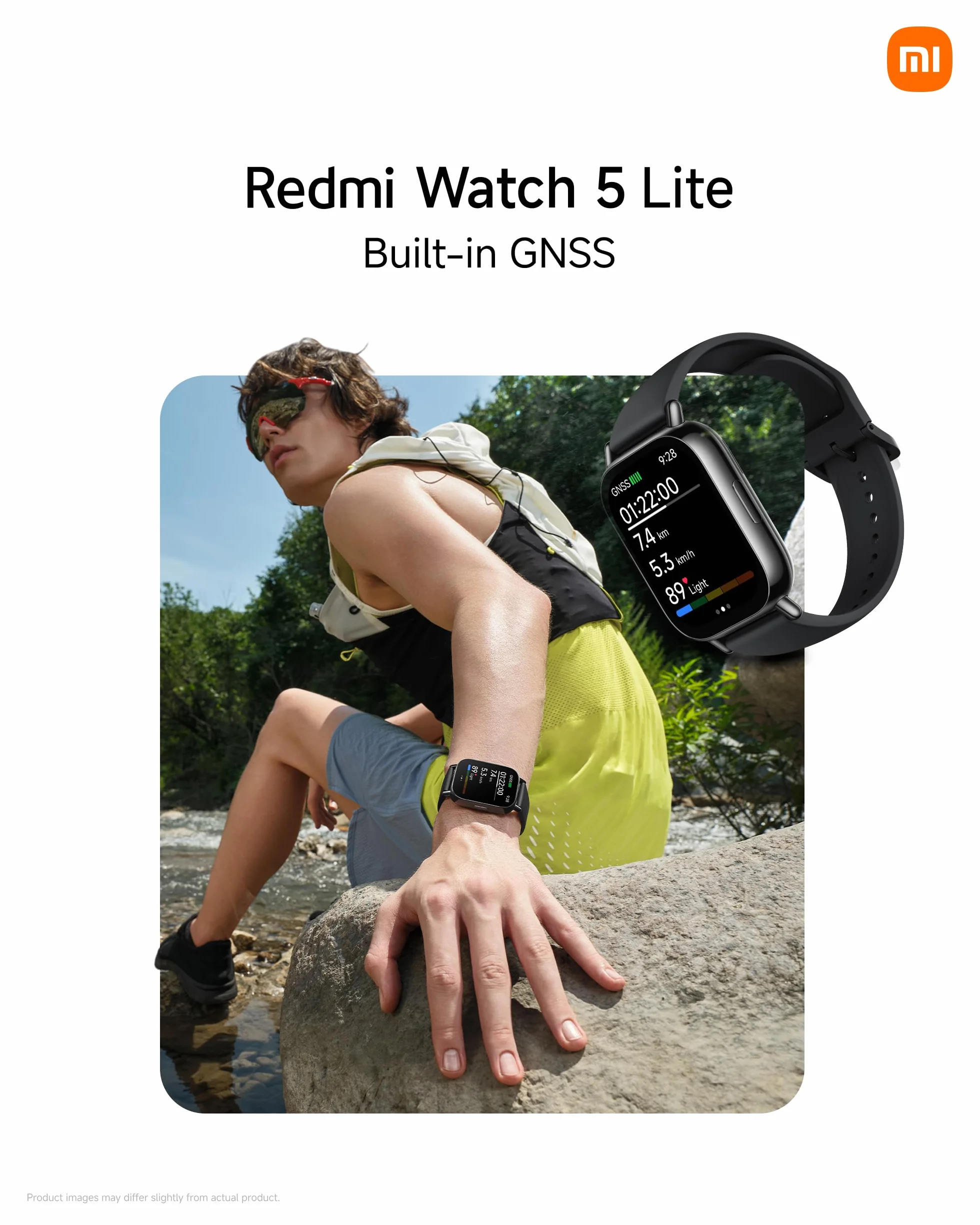XIAOMI Redmi Watch 5 Lite Montre Connectée Écran Amoled 50mm GPS Intégré 18 Jours Autonomie Appels Bluetooth Étanche 5ATM Suivi Santé Noir