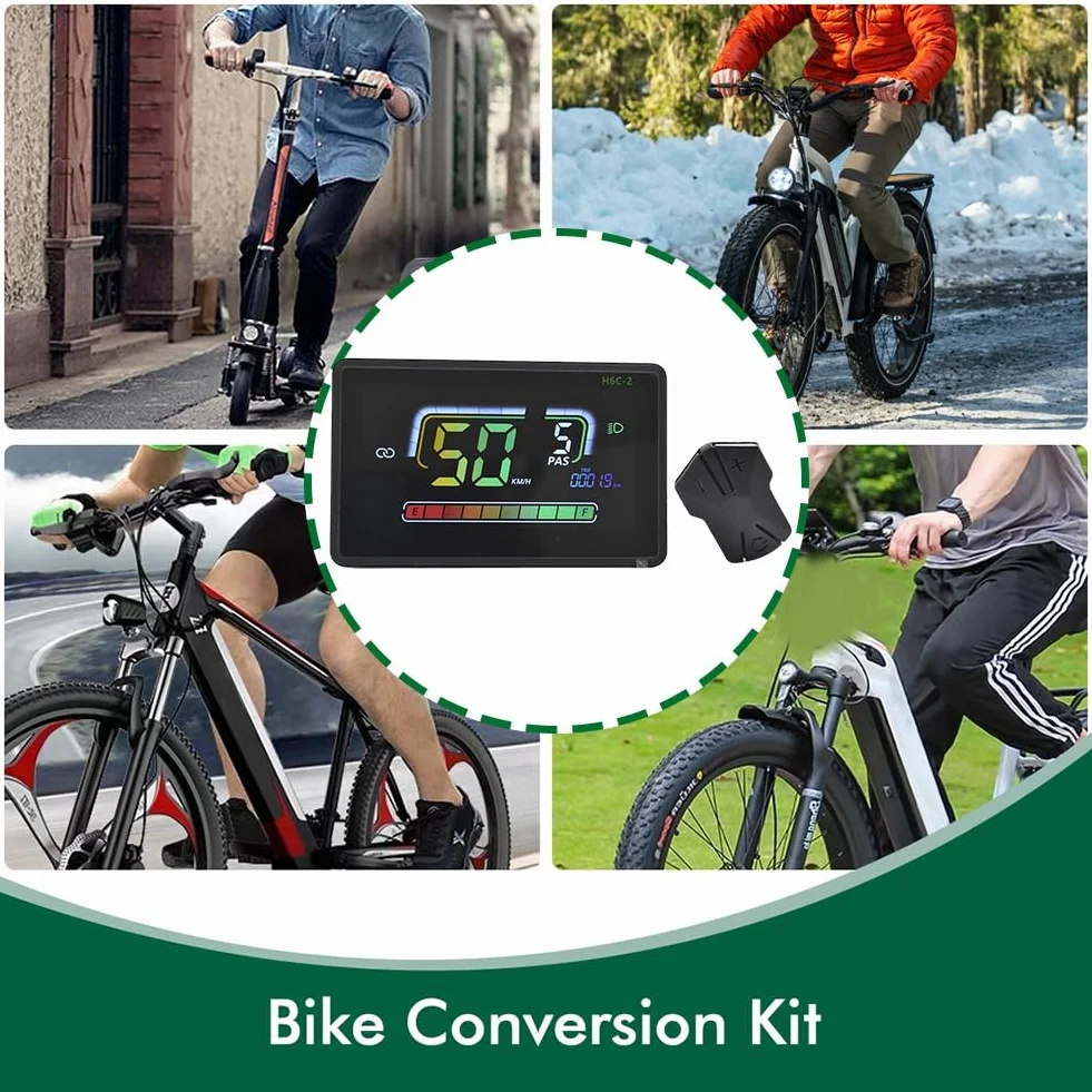Compteur de Vitesse Bluetooth pour Vélo Électrique, Écran LCD, UART, 5 Broches