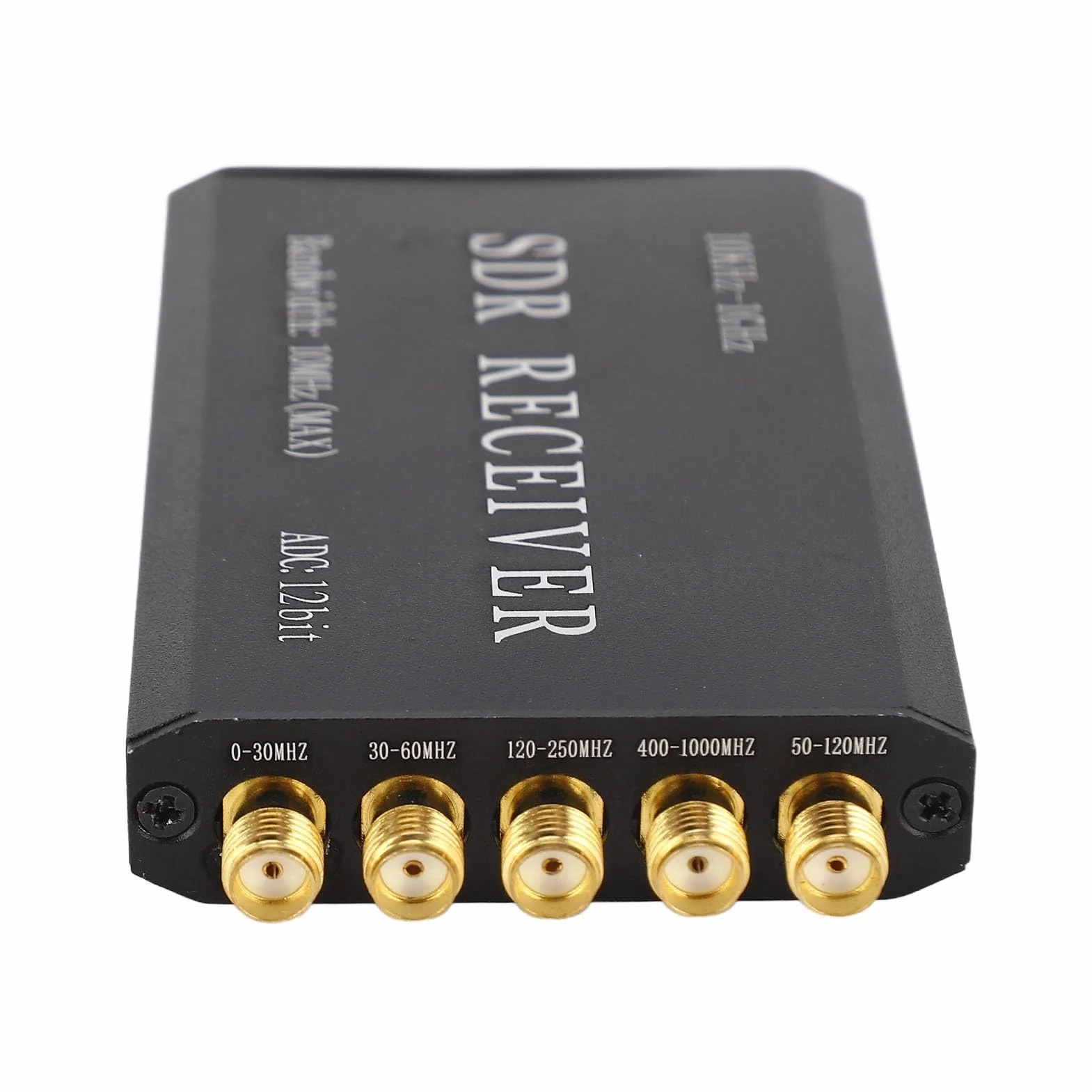Récepteur SDR 12bit Récepteur Radio Défini par Logiciel Simplifié Module de Réception Radio en Alliage D'aluminium avec Câble USB