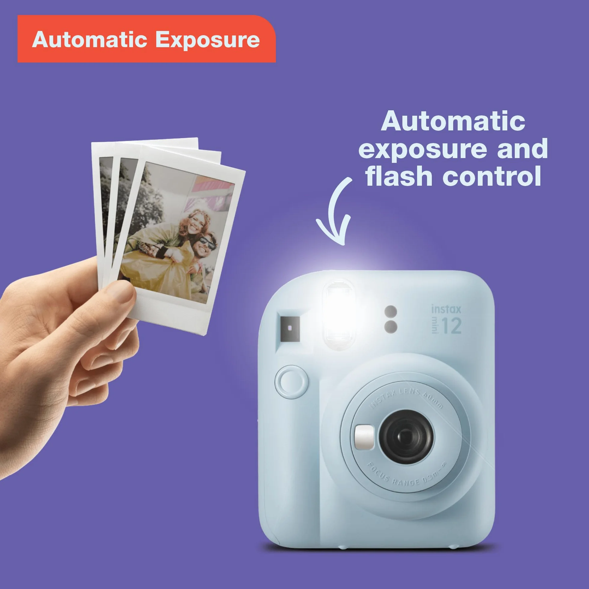 Fujifilm Instax Mini 12 Appareil Photo instantané Rose