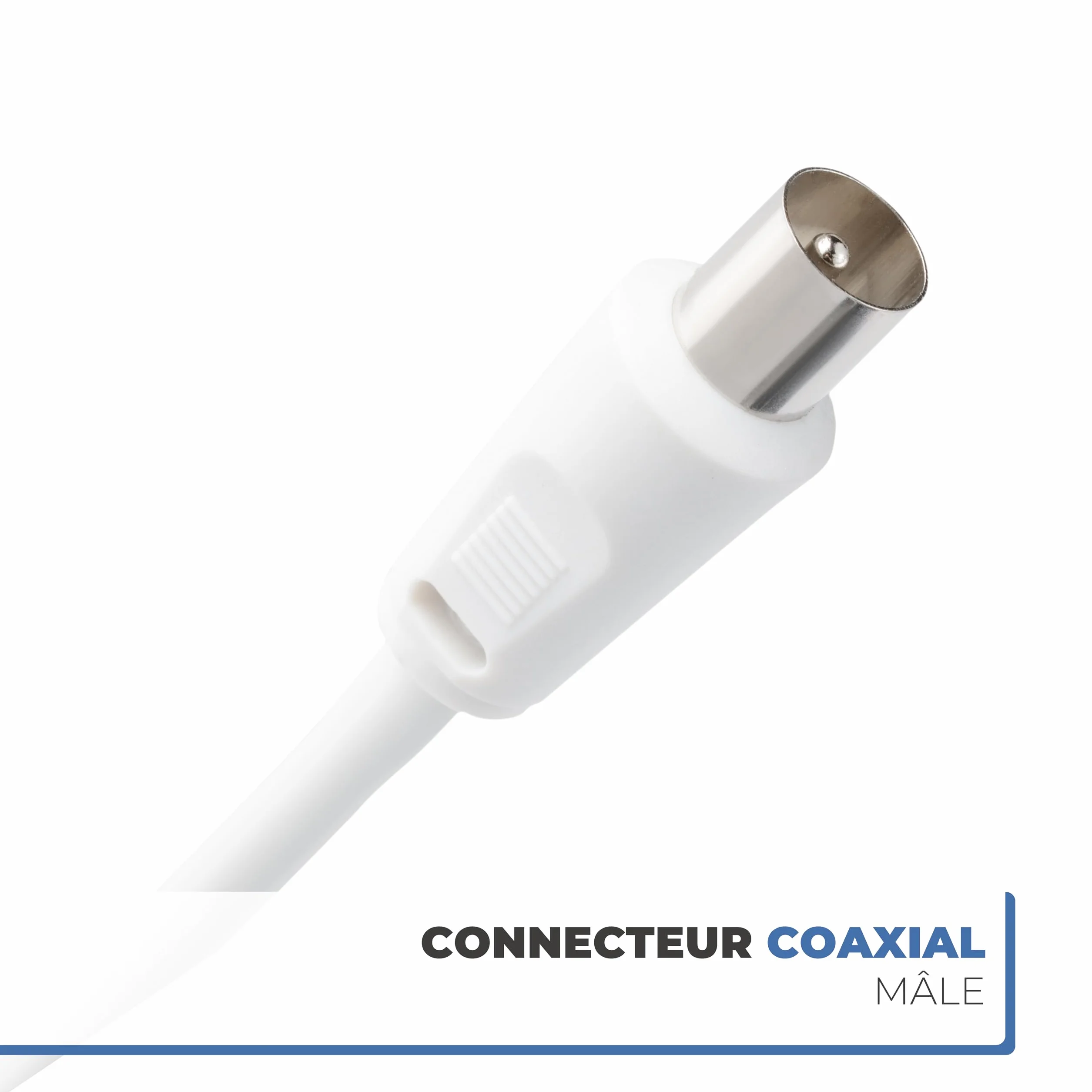APM France, 408025, Câble Rj45 / Coaxial, 2M