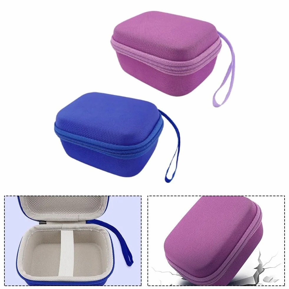 Yoto Mini étui de voyage compact en EVA pour livres audio, design léger pour enfants (bleu)