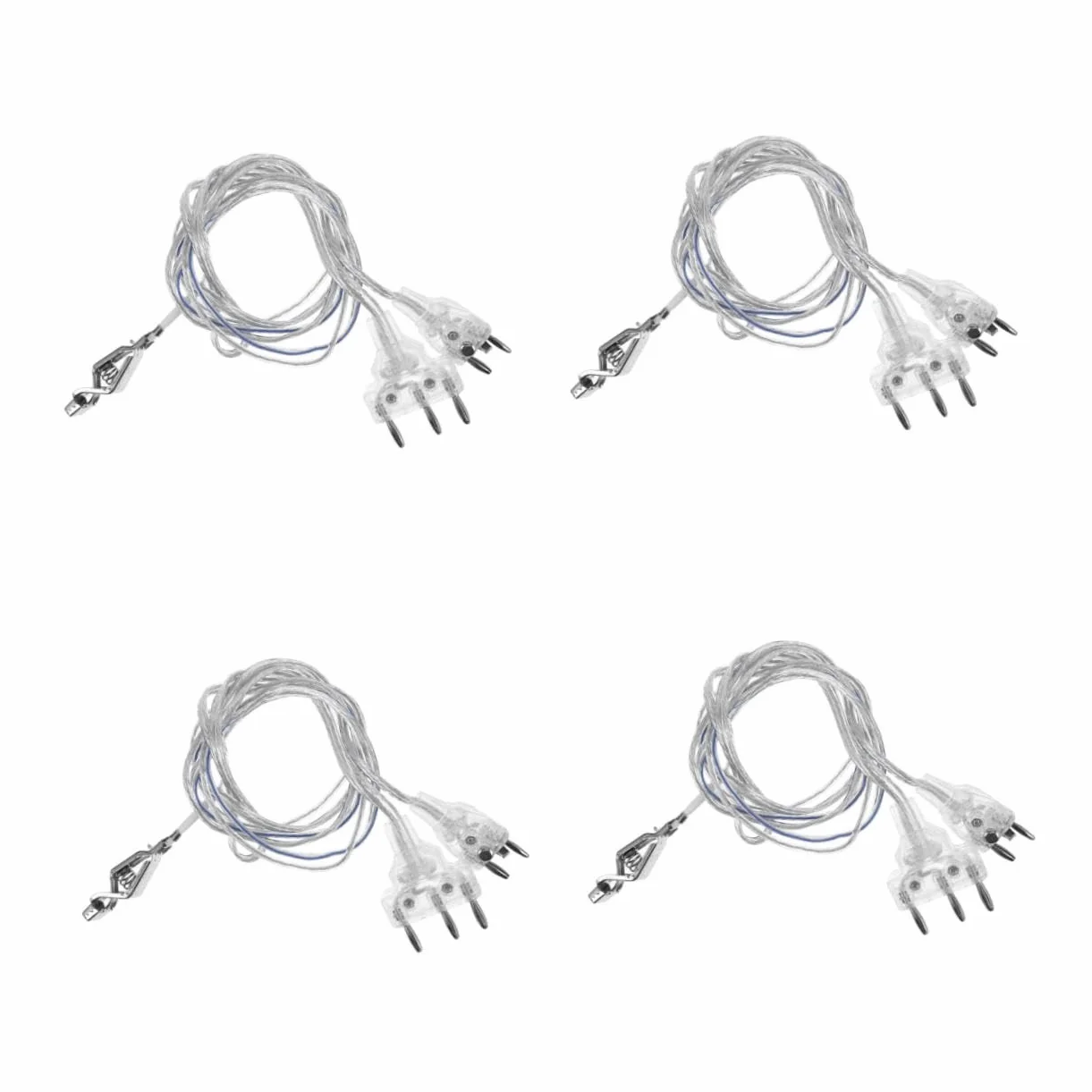 Cordon de Escrime Transparent 4 Pièces pour Fleuret et Sabre Haute Performance Compétition Entraînement
